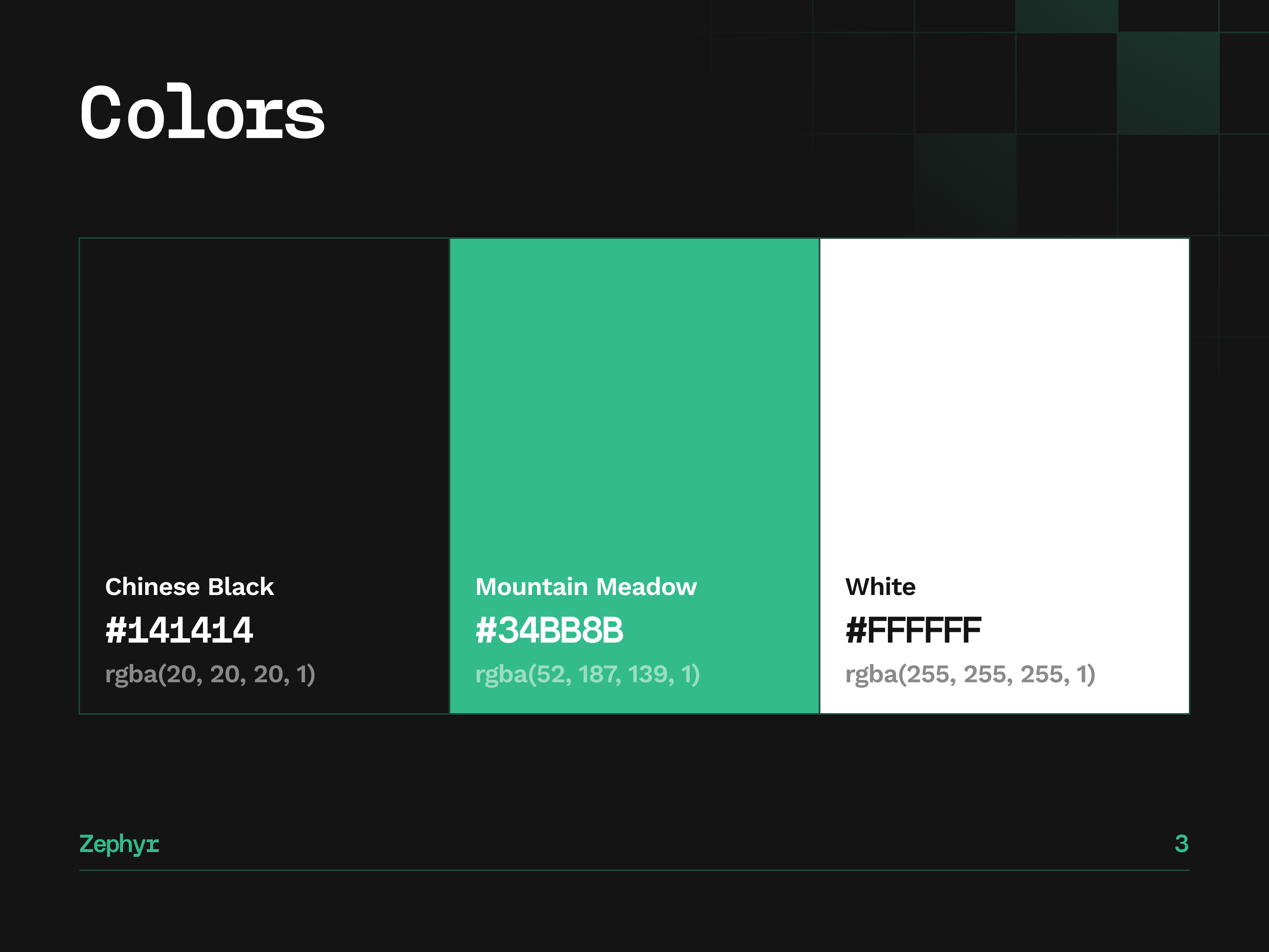 Zephyr Brand Guidelines by Dhira Danuarta for Caraka on Dribbble