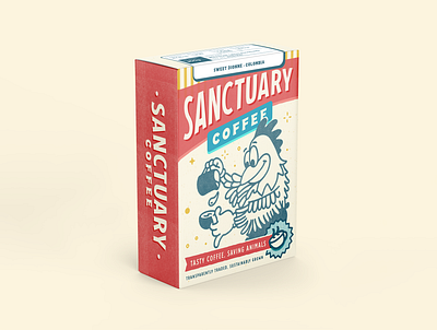 / sanctuary coffee 004 branding coffee design illustration lettering lockup logotype packaging typography