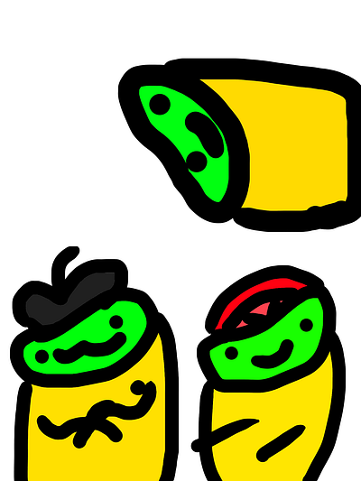 3 Amigos cartoon color design pop tacodog vector