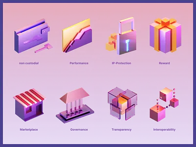 Wisdomise Icon Pack 3d 3d design branding design graphic design icon icon pack illustration logo ui ux