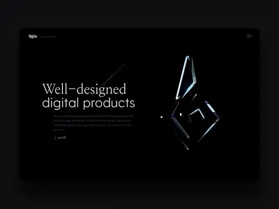 Shot #21282373 3d abstract animation design agency design studio digital product design studio ui ux website