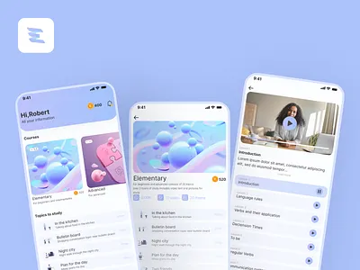 Live edu - mobile app app branding design donwload figma free mobile app ui ui8 ux web