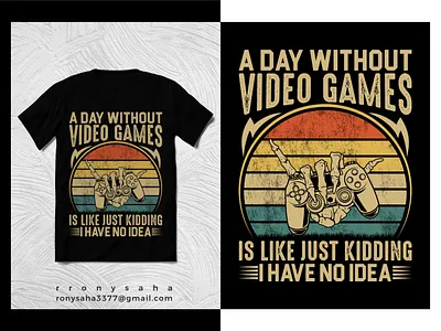 Video Game/Gamer T-shirt Design apparel branding clothing game design game t shirt design game tshirt game tshirt design gamer t shirts graphic design identity illustration logo merch by amazon print tshirt design tshirtdesign tshirts typography video game t shirts video gamer t shirts