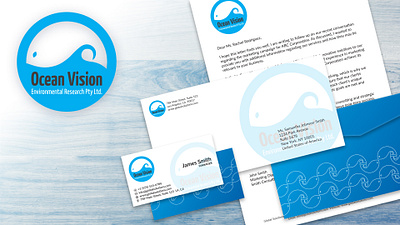 Ocean Vision logo proposal best logo brand design branding fish logo logo design marine