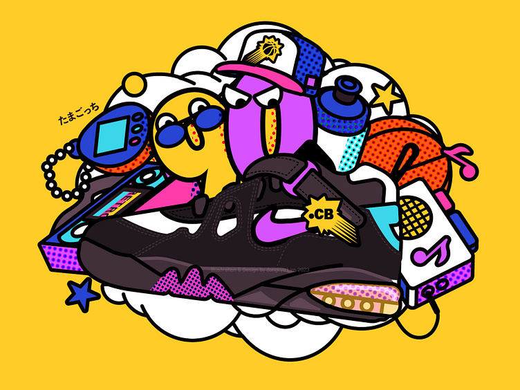The 90s Doodle Illustration by dongkyu lim on Dribbble