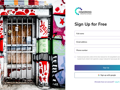 Sign Up Screen Design designs, themes, templates and downloadable ...