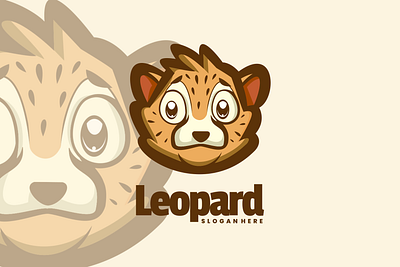 Leopard animal branding cute mascot design graphic design illustration logo vector