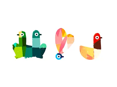 Hello - animals illustration