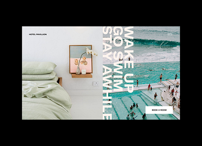 Pavillion | Boutique Hotel Website branding design graphic design graphic design typography ui