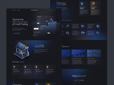 DeFi Trading Platform blockchain branding crypto crypto design cryptocurrency dark darkblue defi design interface trading ui web3