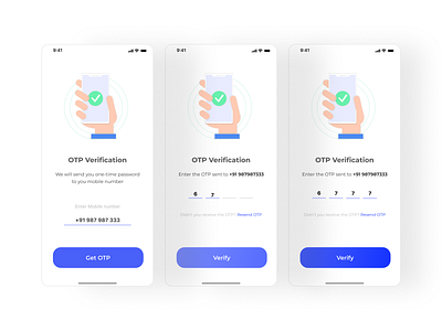 OTP Verification app best ui branding dashboard design figma graphic design homepage illustration landing page landingpage login logo minimal design ui ui design ux design vector