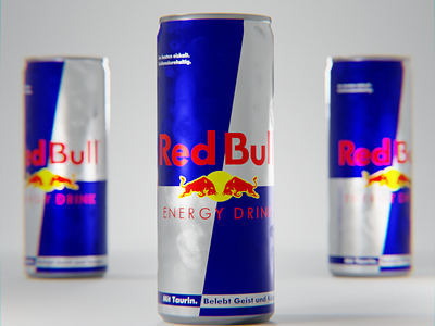 RedBull Promo Animation 3d animation blender branding design logo motion design motion graphics redbull render