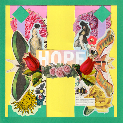 H — Hope 🌸 36daysoftype collage h hope jhope