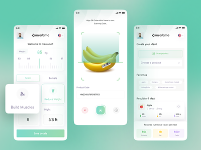 Diet & Food Tracker Application app design calories design dgpro digital fitness app fitness application fitness tracker food and drink health app health overview healthcare healthy eating lifestyle mobile ui ui uidesign weight lifting weight loss workout tracker