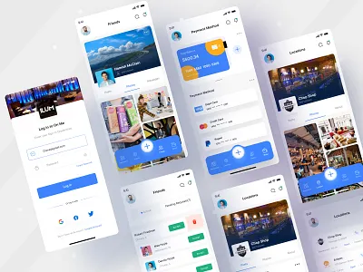 Social Application Ui app design chat community design dgpro digital follow media message app messager mobile app mobile app design mobile ui social social app social media socialapp socmed ui uidesign