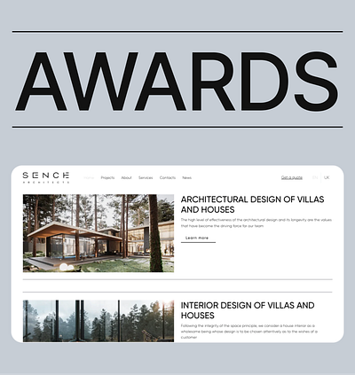Nice Digital Studio Won Website Won Award "Best Simple WebDesign concept design landing page logo promotion simple design ui user interface ux web app website design