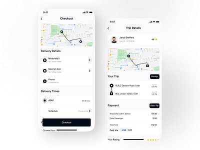Delivery Application Ui by Md Jahidul Islam on Dribbble