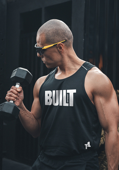 Built Different: Official Tyler1 Merch brand branding ecommerce design gaming graphic design logo logo design merch merch design twitch twitch streamer typography
