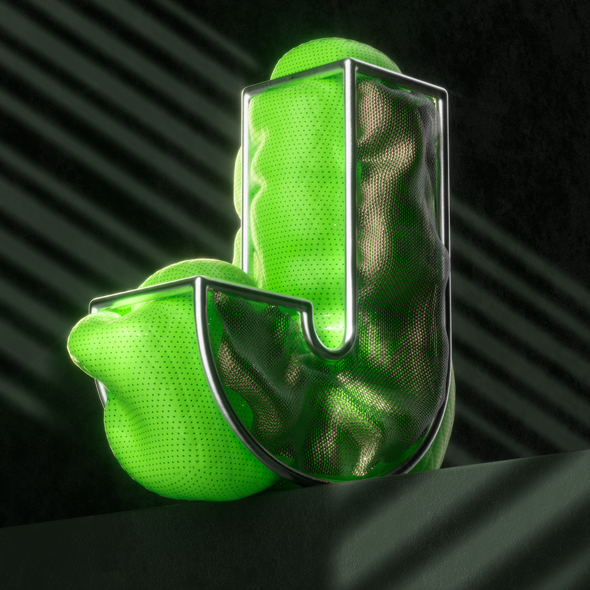 J for 36daysoftype 36daysoftype 3d 3d type art direction balloon type c4d camilociprian cgi cloth design graphic design illustration j letter j render type
