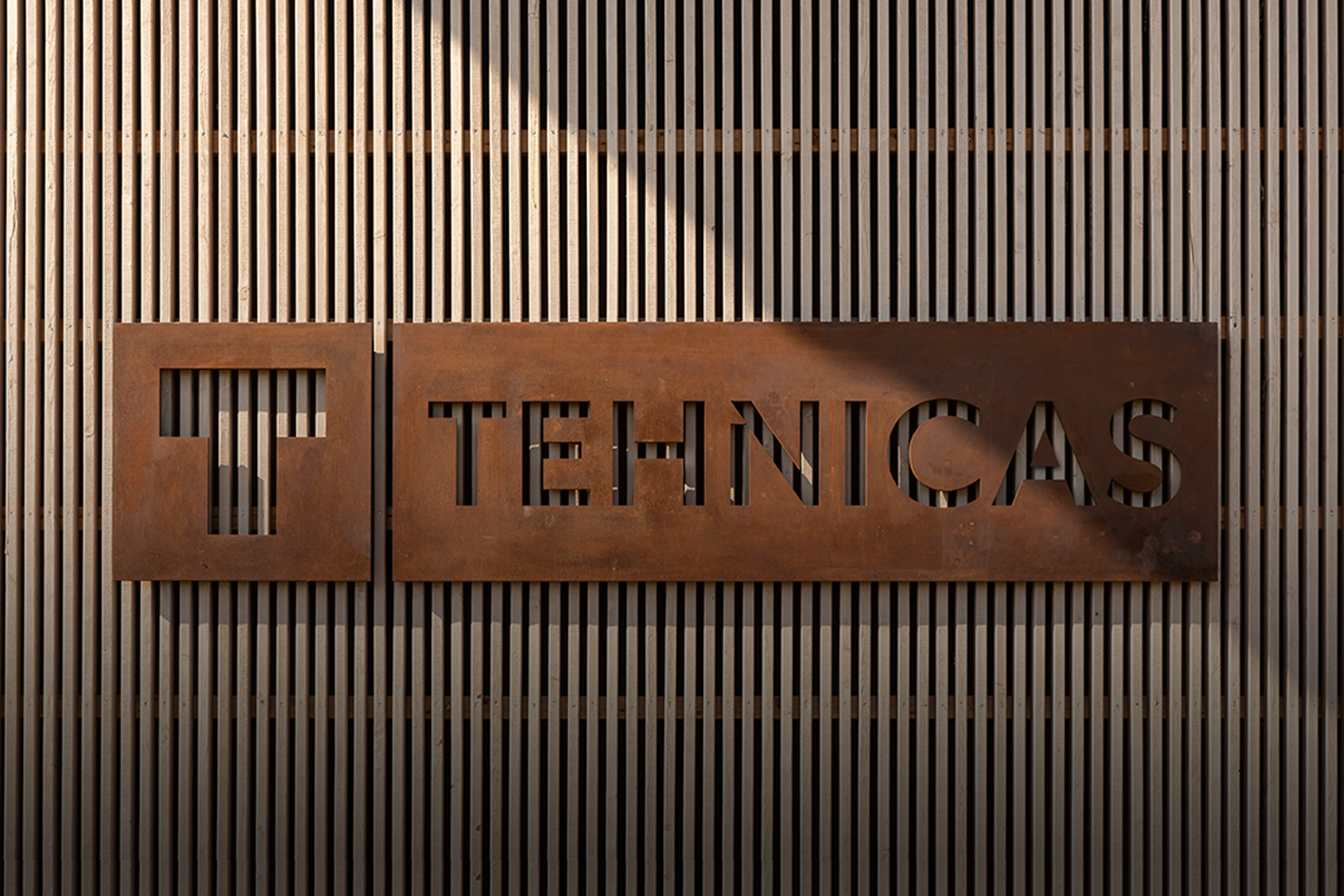 Tehnicas Wood Construction Brand Logo Design branding logo natural materials