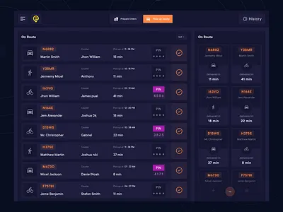 Delivery Web Application app design application design clean cleanui dashboard delivery delivery service deliveryapplicatio design dgpro digital foodorder minimal mobile ui restaurent ui uidesign webapp