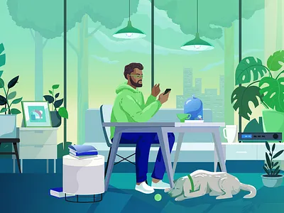 SberJazz 2d art animation app article design branding comics design dog drawing flat graphic design illustration logo motion graphics ui ux vector