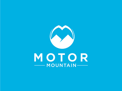 Motor Mountain Logo Design. abstract brand branding business design flat graphic design logo logodesign logodesigner logofolio logomaker logomark logos m mlogo modern mountain mountainlogo vector