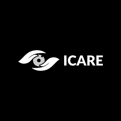 Icare branding graphic design logo