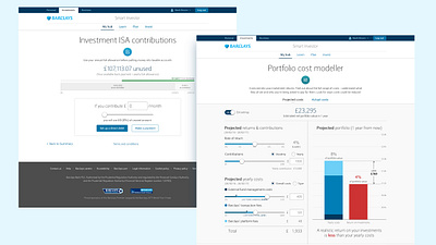 Barclays - Smart Investor banking barclays data vis finance investing