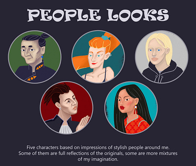 People looks. Character design book illustration character character design design digital drawing digital painting illustration illustrator