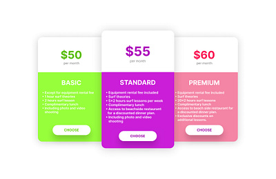 Daily UI 030 _ Pricing dailyui dailyuichallenge design uiux