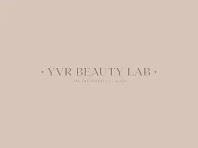 YVR Beauty Lab Branding beautybranding branding design fonts graphic design ligatures logo modern typeface typography