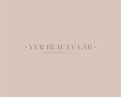 YVR Beauty Lab Branding beautybranding branding design fonts graphic design ligatures logo modern typeface typography
