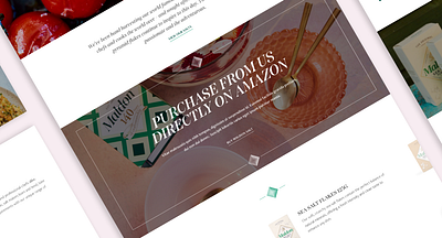 Maldon Salt | Website Promo Block clean e commerce food groceries landing page luxury luxury design maldon salt photography products page promo block ux ui