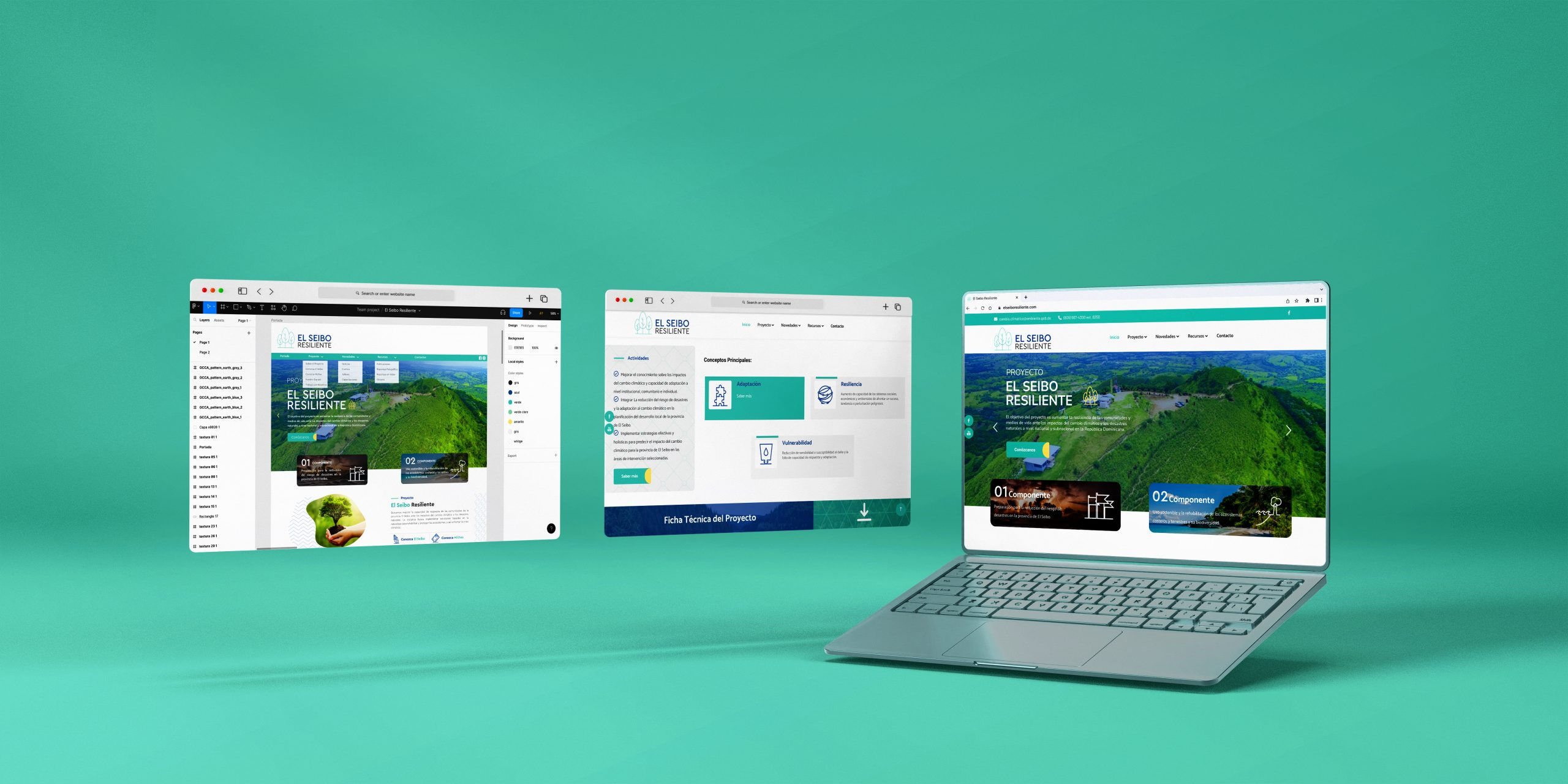 El Seibo Resiliente animation app branding branding book branding guidelines design figma graphic design icon illustration logo minimal social networks typography ui ux vector web web design website