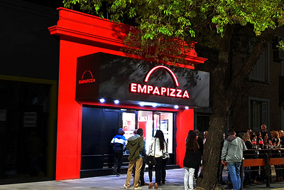Empapizza Façade branding design graphic design logo