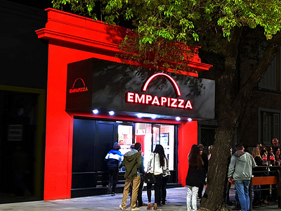 Empapizza Façade branding design graphic design logo