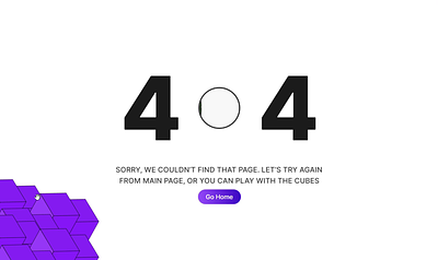 Error 404 Page 404 404 page dailyuichallenge framer motion graphics uidesign