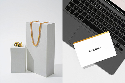 Eterna branding design graphic design logo packaging