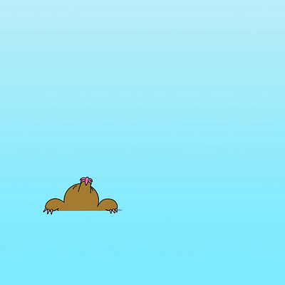 Mole animation 2d animation animation frame by frame