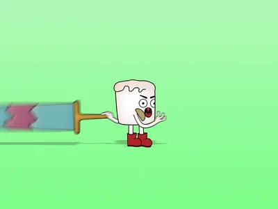Spin attack animation 2d animation animation bone rig animation