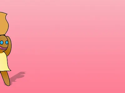 ginger bread woman 2d animation animation frame by frame
