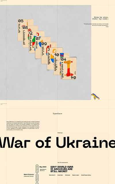 War of Ukraine 🙏 Historian Mark Solonin. Worldbuilding barbed wire blooming flower crucifixion graphic design illustration israel magazin cover newspaper cover playing cards product design social media the final solution ui ukraine ukraine war ukrainian scream war war of israel web design youtube