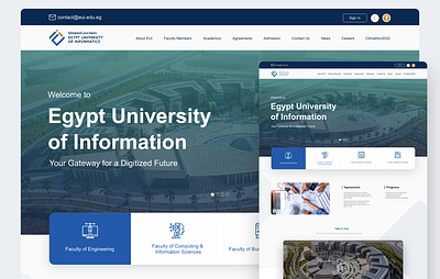 EUI University Website ui university ux website