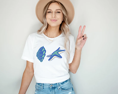 Celebrate World Ocean Day with Our Stunning Design graphic design mockup ocean artwork shirt tshirt