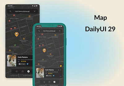Map #DailyUI #29 029 challenge d dailyui design map ui ux