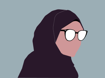 A hijabi design graphic design illustration vector