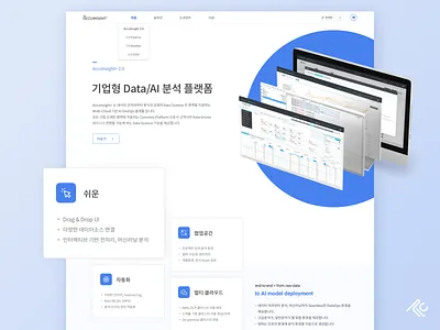 A responsive website for the data analysis platform. branding design develop twolinecode ui ux vector web