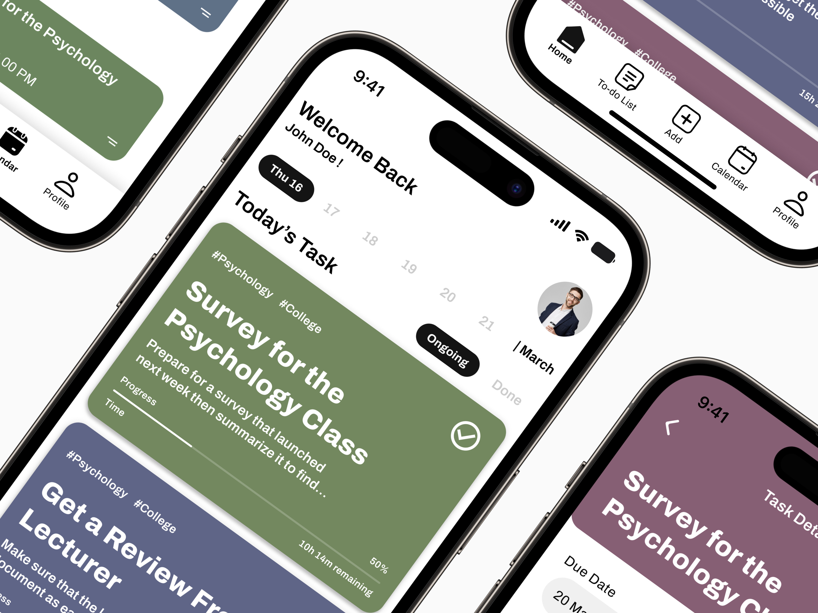 Task Productivity App adobephotoshop app branding clean clean ui design graphic design illustration ios iphone logo minimal minimalist mobile ui productivity productivity app simple task ui user interface