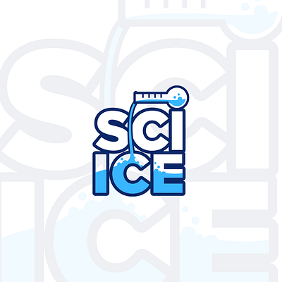 Sci Ice lab logo branding logo
